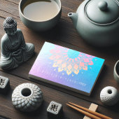 ヨガ瞑想インストラクターマンダラロイヤリティパンチ ロイヤリティカード