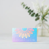 ヨガ瞑想インストラクターマンダラロイヤリティパンチ ロイヤリティカード (スタンド正面)