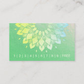 ヨガ瞑想インストラクターマンダラロイヤリティパンチ ロイヤリティカード (正面)