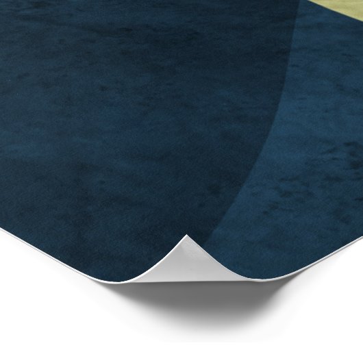 ヨガ瞑想インストラクターライフコーチOM引用文ポー ポスター (角)