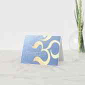 ヨガ瞑想インストラクターライフコーチOM引用文 カード (正面)