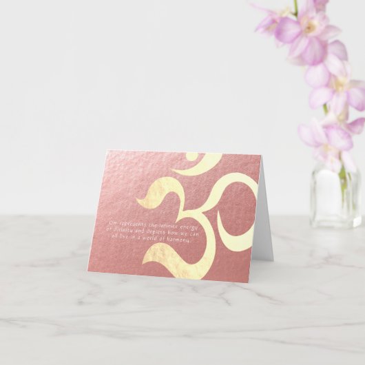 ヨガ瞑想インストラクターライフコーチOM引用文 カード (蘭)