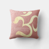 ヨガ瞑想インストラクターライフコーチOM引用文 クッション (裏面)