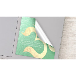 ヨガ瞑想インストラクターライフコーチOM引用文 シール