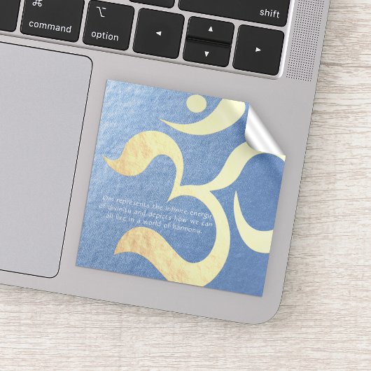 ヨガ瞑想インストラクターライフコーチOM引用文 シール