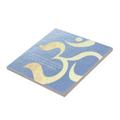 ヨガ瞑想インストラクターライフコーチOM引用文 タイル (側面)