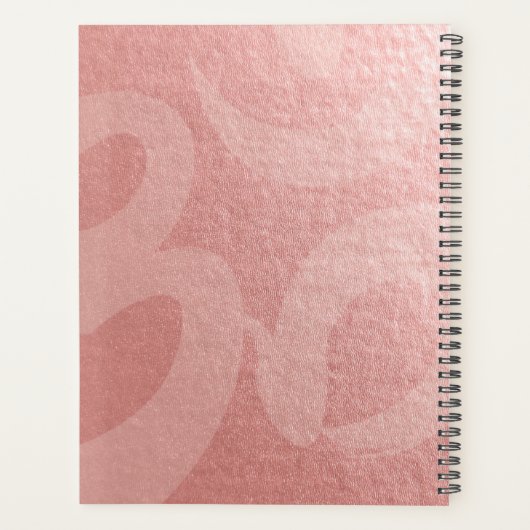 ヨガ瞑想インストラクターライフコーチOM引用文 プランナー手帳 (裏面)