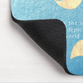 ヨガ瞑想インストラクターライフコーチOM引用文 マウスパッド (コーナー)