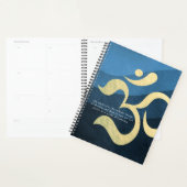 ヨガ瞑想インストラクターライフコーチOM引用文Pl プランナー手帳 (ディスプレー)