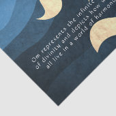 ヨガ瞑想インストラクターライフコーチOM引用文Ti 薄葉紙 (詳細)