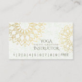 ヨガ瞑想インストラクターロイヤリティパンチマンダラ ロイヤリティカード (正面)