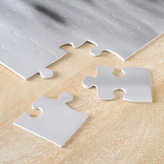 ヨガ瞑想インストラクターロータスポーズイ絵画ンク ジグソーパズル (側面)