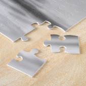 ヨガ瞑想インストラクターロータスポーズイ絵画ンク ジグソーパズル (側面)