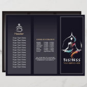 ヨガ瞑想インストラクターロータスポーズブラシストローク (正面/裏面)