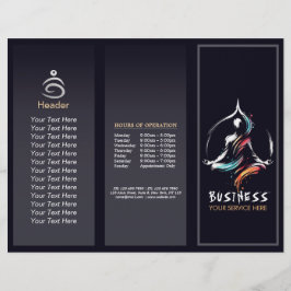 ヨガ瞑想インストラクターロータスポーズブラシストローク