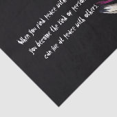 ヨガ瞑想インストラクターロータスポーズブラシストローク 薄葉紙 (詳細)