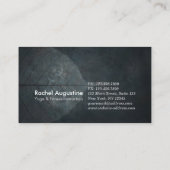 ヨガ瞑想インストラクターロータスポーズ5クラスパス ロイヤリティカード (裏面)