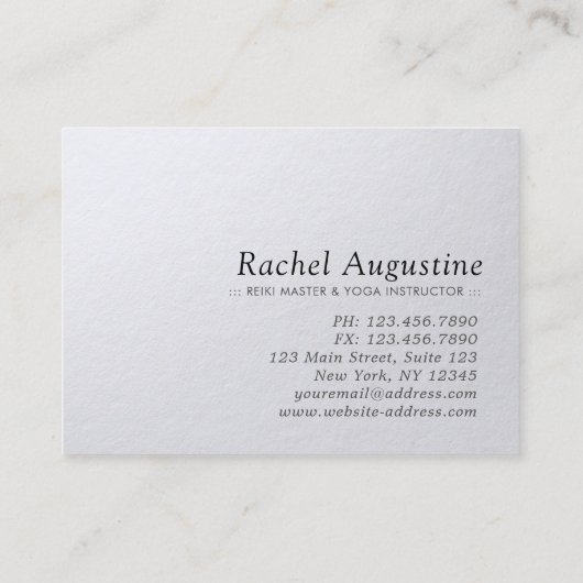 ヨガ瞑想インストラクター割引クーポンロータス 割引カード (裏面)