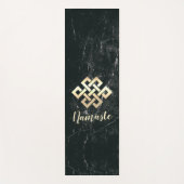 ヨガ瞑想インストラクター永遠エンドレスノット ヨガマット (正面)