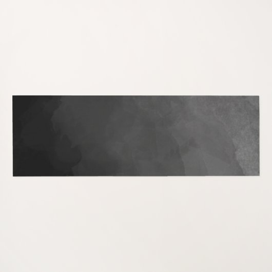 ヨガ瞑想インストラクター白黒インクペインティング ヨガマット (裏面(横))