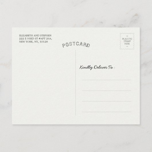 ヨガ瞑想インストラクター白黒ツリー引用文 ポストカード (裏面)