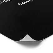 ヨガ瞑想インストラクター金ゴールドマンダラオムシンボル ポスター (角)