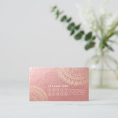 ヨガ瞑想インストラクター金ゴールドマンダラクラスパス ロイヤリティカード (スタンド正面)