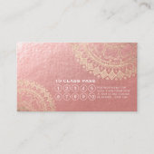 ヨガ瞑想インストラクター金ゴールドマンダラクラスパス ロイヤリティカード (正面)