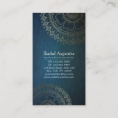 ヨガ瞑想インストラクター金ゴールドマンダラクラスパス ロイヤリティカード (裏面)