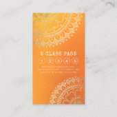 ヨガ瞑想インストラクター金ゴールドマンダラクラスパス ロイヤリティカード (正面)