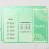 ヨガ瞑想インストラクター金ゴールドマンダラトリフォル (正面/裏面)