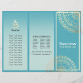 ヨガ瞑想インストラクター金ゴールドマンダラトリフォル (正面)