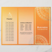 ヨガ瞑想インストラクター金ゴールドマンダラトリフォル (正面)