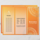 ヨガ瞑想インストラクター金ゴールドマンダラトリフォル (正面/裏面)