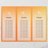 ヨガ瞑想インストラクター金ゴールドマンダラトリフォル (裏面)