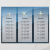 ヨガ瞑想インストラクター金ゴールドマンダラトリフォル (裏面)