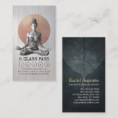 ヨガ瞑想インストラクター霊気マスタークラスパス ロイヤリティカード (正面/裏面)