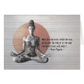 ヨガ瞑想インストラクター霊気マスターロータスポーズ (正面横)