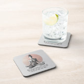 ヨガ瞑想インストラクター霊気マスターロータスポーズ コースター (右側)