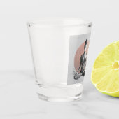 ヨガ瞑想インストラクター霊気マスターロータスポーズ ショットグラス (左)