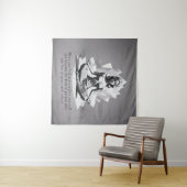 ヨガ瞑想インストラクター霊気マスターロータスポーズ タペストリー (インサイチュ(横))