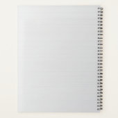 ヨガ瞑想インストラクター霊気マスターロータスポーズ プランナー手帳 (裏面)