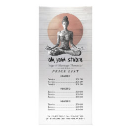 ヨガ瞑想インストラクター霊気マスターロータスポーズ ラックカード