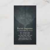 ヨガ瞑想インストラクター霊気マスターロータスポーズ ロイヤリティカード (裏面)