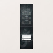 ヨガ瞑想インストラクター霊気マスターロータスポーズ 名刺 (内部フラット)