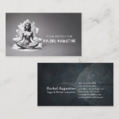 ヨガ瞑想インストラクター霊気マスターローポリ 名刺 (正面/裏面)