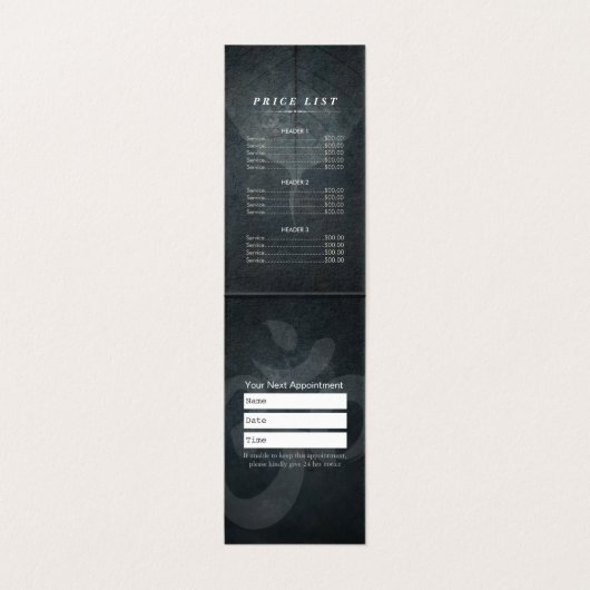 ヨガ瞑想インストラクター霊気マスターローポリ 名刺 (内部フラット)