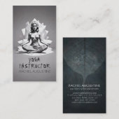 ヨガ瞑想インストラクター霊気マスターローポリ 名刺 (正面/裏面)