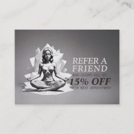 ヨガ瞑想インストラクター霊気マスターローポリ 紹介カード