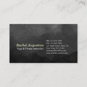 ヨガ瞑想インストラクター5クラスパスロイヤリティOM ロイヤリティカード (裏面)